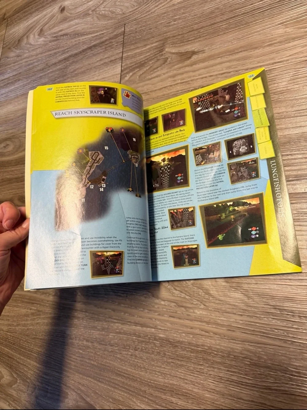 Psychonauts 2005 vintage PS2 XBOX video game strategy guide magazine manual book